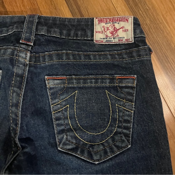 True Religion Johnny Dark Wash sz 25 - Picture 6 of 9